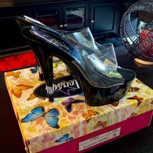 Pleaser blinking heels